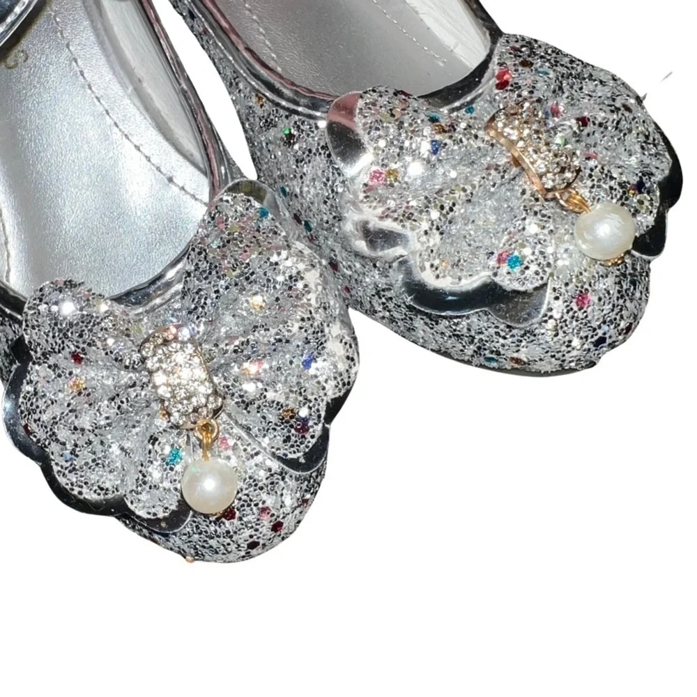 Cadidi Dinos Girls Dress Shoes Wedding Party Mary Jane Princess Shoes Size 3
